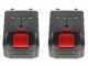 Sbaraglia ARES-22 - Potatore a batteria su asta di prolunga - 2 Batterie da 5.2 Ah/21V