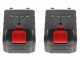 Sbaraglia ARES-22 - Potatore a batteria su asta telescopica - 2 Batterie da 5.2 Ah/21V