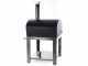 Seven Italy Ade Antracite - Forno a gas da esterno con carrello