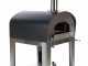 Seven Italy Ade Antracite - Forno a gas da esterno con carrello