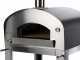 Seven Italy Ade Antracite - Forno a gas da esterno con carrello