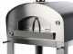 Seven Italy Ade Antracite - Forno a gas da esterno con carrello
