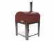 Seven Italy Ade Rosso - Forno a gas da esterno con carrello