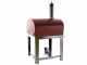 Seven Italy Ade Rosso - Forno a gas da esterno con carrello