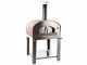 Seven Italy Ade Rosso - Forno a gas da esterno con carrello