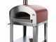Seven Italy Ade Rosso - Forno a gas da esterno con carrello