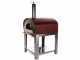 Seven Italy Ade Rosso - Forno a gas da esterno con carrello
