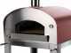 Seven Italy Ade Rosso - Forno a gas da esterno con carrello