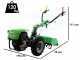 Lampacrescia MGM Volpino DF - Motocoltivatore benzina - Loncin G270F - 10HP