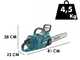 Makita UC016GZ - Elettrosega a batteria - Lama da 40cm - SENZA BATTERIA E CARICABATTERIE