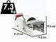Tre Spade Mod. Star 8 INOX - Insaccatrice manuale per salumi 7 Kg - 2 Velocit&agrave;