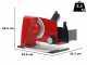 Graef SKS 110  Rossa - Affettatrice con lama da 170 mm