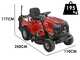 Troy Bilt Bronco 92T-R - Trattorino rasaerba - cambio idrostatico - cesto di raccolta