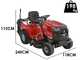 Troy Bilt Horse 105T-R - Trattorino rasaerba - cambio idrostatico - cesto di raccolta