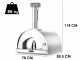 Fontana Margherita INOX - Forno a legna