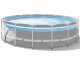 Intex Prisma Frame Clearview 26730NP - &Oslash;488x122 cm - Piscina Rotonda