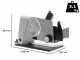 Graef SKS 110 Grigia - Affettatrice con lama da 170 mm