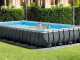 Intex Ultra XTR Frame 26378NP - Piscina fuori terra + Kit Pulizia e Volleyball