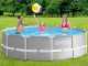 Intex Prisma Frame 26716NP - Piscina Rotonda + Pompa filtro 45 W e Scaletta