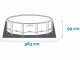 Intex Prisma Frame 26716NP - Piscina Rotonda + Pompa filtro 45 W e Scaletta