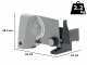 Graef G52EU Grigia - Affettatrice con lama da 170 mm