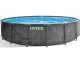 Intex Prisma Frame Greywood 26742NP - &Oslash;457x122 cm - Piscina Rotonda