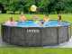 Intex Prisma Frame Greywood 26742NP - Piscina Rotonda