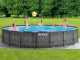 Intex Prisma Frame Greywood 26744NP - Piscina Rotonda