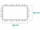 Intex Prisma Frame Chevron 26780NP - Piscina fuori terra + Pompa filtro 45 W e Scaletta