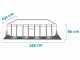 Intex Prisma Frame 26784NP - 300x175x80 cm - Piscina fuori terra + Pompa filtro 45 W e Scaletta