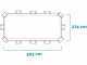 Intex Prisma Frame 26796NP - 503x274x122 cm - Piscina Ovale