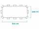 Intex Prisma Frame 26798NP - 610x305x122 cm - Piscina Ovale