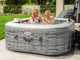 Intex Quadrata Greystone Deluxe 28450EX - Piscina idromassaggio spa