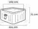 Intex Quadrata Greystone Deluxe 28450EX - Piscina idromassaggio spa