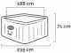 Intex Quadrata Greystone Deluxe 28452EX - Piscina idromassaggio spa
