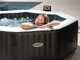 Intex Ottagonale Jet &amp; Bubble Deluxe 28462NP - &Oslash;211x71 cm - Piscina idromassaggio spa