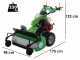 Lampacrescia MGM TTR886 - Trinciaerba a martelli - Ruote gemellate - Honda GX390 Alte Pendenze