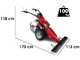 Ginko MGM FC 756 - Motofalciatrice multifunzione - Honda GX270