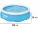 Bestway Fast Set 57270 - Piscina gonfiabile + Pompa filtro 16 W