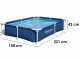Bestway Steel Pro 56401 - 221x150x43 cm - Piscina fuori terra