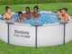 Bestway Steel Pro Max 56408 - &Oslash;305x76 cm - Piscina Rotonda + Pompa filtro 16 W