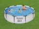 Bestway Steel Pro Max 56408 - Piscina Rotonda + Pompa filtro 16 W