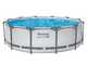 Bestway Steel Pro Max 56418 - &Oslash;366x100 cm - Piscina Rotonda + Pompa filtro e scaletta
