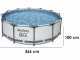 Bestway Steel Pro Max 56418 - Piscina Rotonda + Pompa filtro 16 W e scaletta