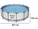Bestway Steel Pro Max 5612X - &Oslash;427x122 cm - Piscina Rotonda