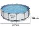 Bestway Steel Pro Max 56438 - &Oslash;457x122 cm - Piscina Rotonda