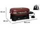 Weber Lumin Compact Red - Barbecue elettrico portatile