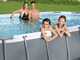 Bestway Power Steel 56620 - 427x250x100 cm - Piscina Ovale