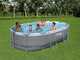 Bestway Power Steel 56448 - 488x305x107 cm - Piscina Ovale