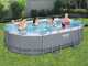 Bestway Power Steel 56448 - 488x305x107 cm - Piscina Ovale